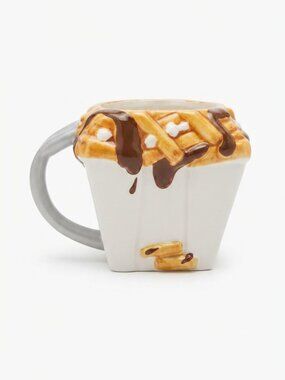 Main and Local "The Poutine Coffee Mug" Ceramic Novelty Mug